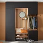 Façade extérieure de tiroir SPACEO Evo'm Vienne Noir H.25,3 X L.79,7 cm