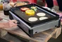 "Plancha électrique ""La petite française"", LE MARQUIER, noir et inox"