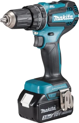 Perceuse à percussion 18 V MAKITA Dhp485rfj, 50 Nm + 2 batteries 3Ah