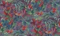 Papier peint intisse paradise flowers multicolore