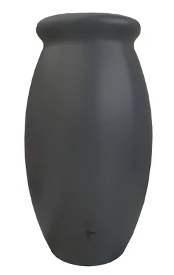 Récupérateur d'eau aérien jarre, BELLI, 1000 litres, anthracite