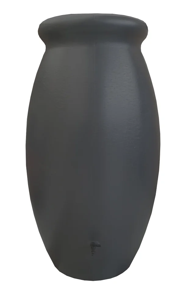 Récupérateur d'eau aérien jarre, BELLI, 1000 litres, anthracite