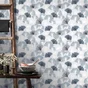  Papier peint intissé Ginko kyoto bleu 