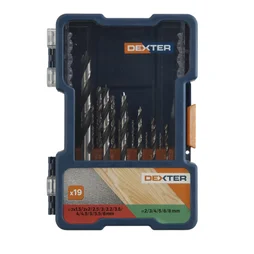 Coffret de 19 forêts bois/métal DEXTER
