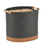 Panier a granules CASUAL gris/marron l.50 x H.45 cm