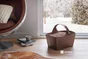 Réservoir à granulés YOTTA marron l.45 x H.39.5 cm