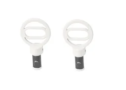 2 embouts pour barre de vitrage, Diam.10 mm, blanc mat Design, CESSOT