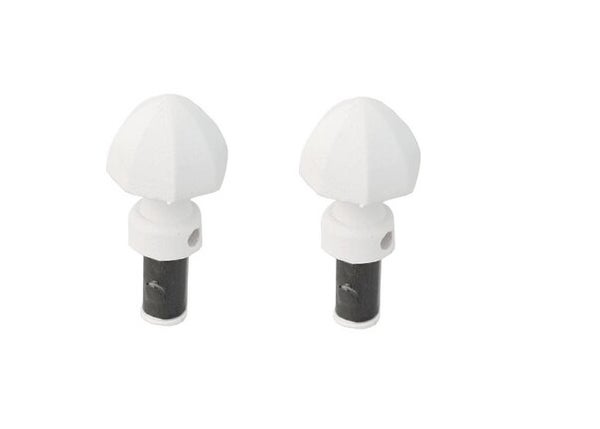 2 embouts pour barre de vitrage, Diam.10 mm, blanc Cosy, CESSOT