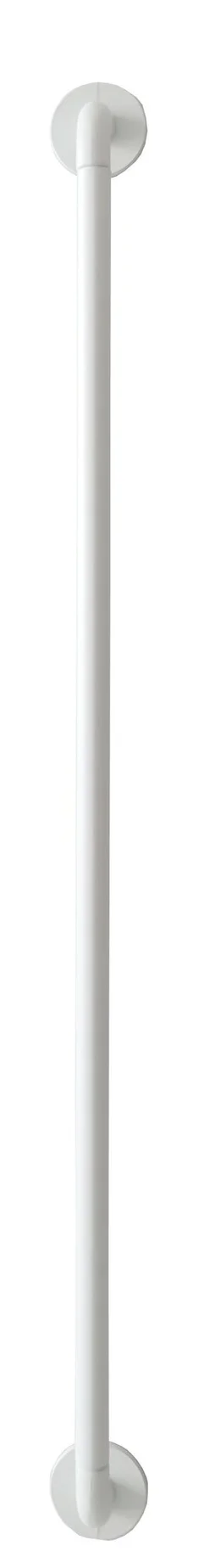 Tringle a rideau Curve Diam.10 mm Blanc mat 40 a 70 cm