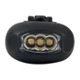 Lampe torche dynamo et solaire 50/15 lm noire et rouge LEXMAN
