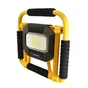 Projecteur de chantier pliable rechargeable 600/300 lm jaune LEXMAN