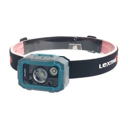 Lampe frontale piles 500/125/35 lm 100 mètres bleu LEXMAN
