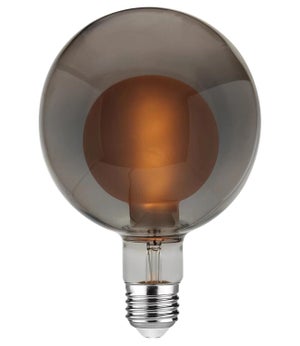 Ampoule led décorative globe, double fumé,  XXCELL 160 mm, E27, 220Lm = 20W, 1800K blanc très chaud