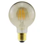Lot de 10 ampoules led decoratives, globe 80mm, E27, 400Lm = 35W, blanc chaud, XXCELL