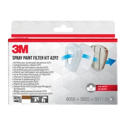 Kit cartouches antigaz et antipoussiere A2P2 3M