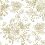 Papier peint intissé Flower and birds blanc