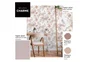 Papier peint Oiseau romantique rose