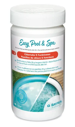 Chlore 5 actions pour piscine hors sol, BAYROL, 1 kg