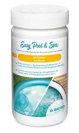 Régulateur de spa PH moins en poudre, BAYROL