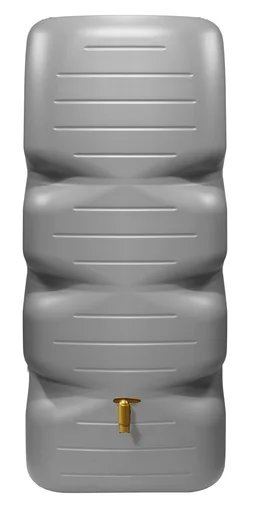 Récupérateur d'eau aérien GARANTIA rectangulaire mural gris béton, 1000 l