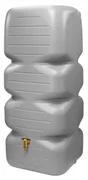 Récupérateur d'eau aérien GARANTIA rectangulaire mural gris béton, 1000 l