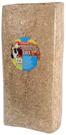 Litière basse-cour paille de blé naturelle 240l (8kg)