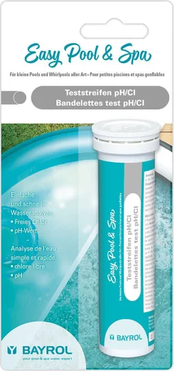 Languettes d'analyse piscine PH/CL, BAYROL