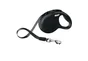 Laisse chien flexi classic sangle XS, 3 m noire