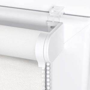 Store enrouleur tamisant Jive blanc, l.55 x H.190 cm, INSPIRE
