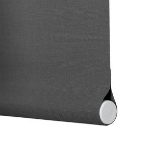 Store enrouleur occultant Mambo gris foncé, l.75 x H.190 cm, INSPIRE