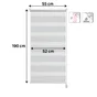 Volet roulant jour nuit RUMBA gris 52 / 55 x 190 cm INSPIRE