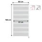 Volet roulant jour nuit RUMBA gris 57 / 60 x 190 cm INSPIRE