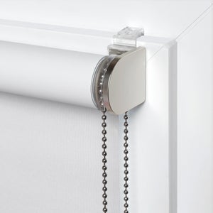 Store enrouleur opaque Bossa blanc, l.75 x H.250 cm, INSPIRE