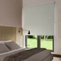 Store enrouleur opaque Bossa blanc, l.150 x H.250 cm, INSPIRE