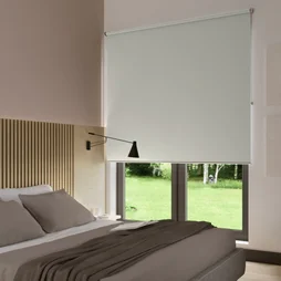 Store enrouleur opaque Bossa blanc, l.165 x H.250 cm, INSPIRE