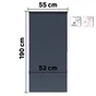 Store enrouleur occultant Bossa bleu, l.55 x H.190 cm, INSPIRE
