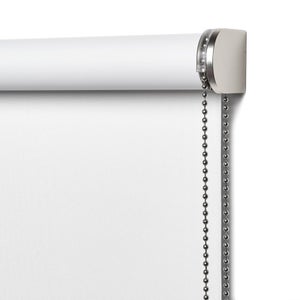Store enrouleur occultant Bossa blanc, l.40 x H.190 cm, INSPIRE