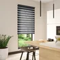 Store enrouleur jour/nuit Bolero gris foncé, l.80 x H.250 cm, INSPIRE