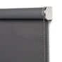 Store enrouleur occultant Bossa gris foncé, l.75 x H.250 cm, INSPIRE