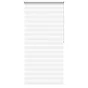 Store enrouleur jour/nuit Bolero blanc, l.65 x H.190 cm, INSPIRE