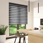 Store enrouleur jour/nuit Bolero gris foncé, l.150 x H.250 cm, INSPIRE