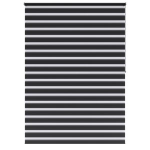 Store enrouleur jour/nuit Bolero gris foncé, l.150 x H.250 cm, INSPIRE