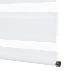 Store enrouleur jour/nuit Bolero blanc, l.150 x H.250 cm, INSPIRE