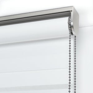 Store enrouleur jour/nuit Bolero blanc, l.180 x H.250 cm, INSPIRE