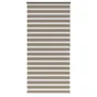 Store enrouleur jour/nuit Bolero sable, l.75 x H.250 cm, INSPIRE
