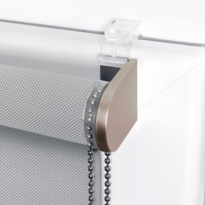 Store enrouleur screen Salsa gris , l.75 x H.250 cm, INSPIRE