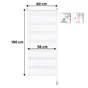 Volet roulant jour nuit BAMBA blanc 56 / 60 x 190 cm CMS
