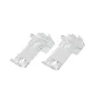 Lot de 2 supports sans perçage transparent pour store enrouleur INSPIRE