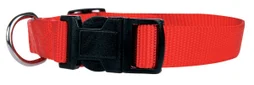Collier chien nylon 50/80 cm rouge