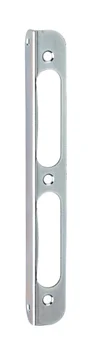 Gâche équerre zingué bichromaté THIRARD à bout rond - Retour 16mm Hauteur 170mm - 73542